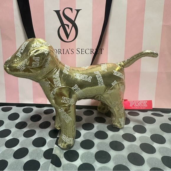 PINK Victoria’s Secret Mini Dog Plush - Picture 1 of 2